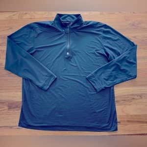 Zyia Active Mens Performance 1/4 Zip Pullover Top  Long Sleeve Size XL
